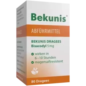 BEKUNIS DRAGEES BISACODYL 5mg