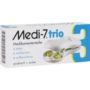 Medi-7 trio Tablettenteiler weiss