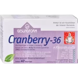 Gesundform Cranberry-36 Kapseln