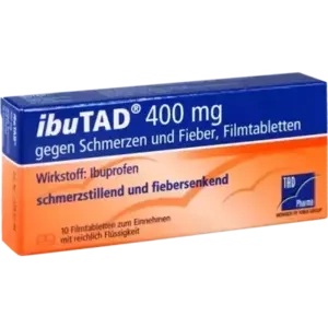 ibuTAD 400mg gegen Schmerzen und Fieber Filmtabl.