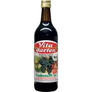 Vitagarten Roter Traubensaft biologisch