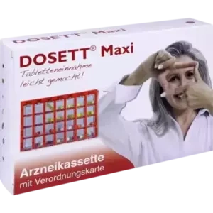 DOSETT Maxi-Arzneikassette rot