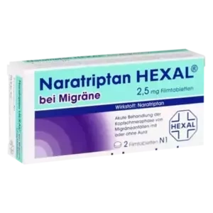 Naratriptan Hexal bei Migräne 2.5mg