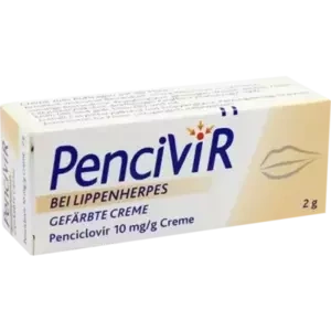 Pencivir bei Lippenherpes Gefärbte Creme
