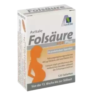 Folsäure 400 Plus B12 + Jod