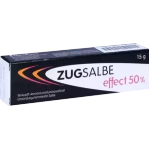 Zugsalbe effect 50 %
