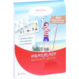 PIRATOPLAST Jungen Pflasterzuschnitt 6cmx10cm