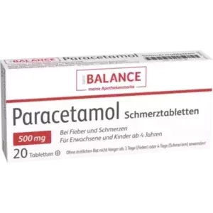 Paracetamol Schmerztabletten Balance