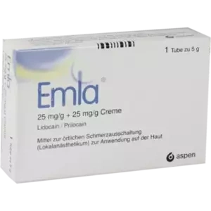 EMLA 25 mg/g + 25 mg/g Creme + 2 TEGADERM PFL