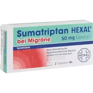 Sumatriptan HEXAL bei Migräne 50 mg Tabletten