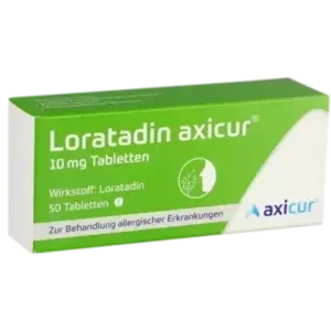 Loratadin axicur 10 mg Tabletten
