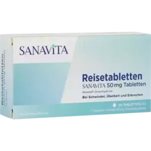 Reisetabletten SANAVITA 50 mg Tabletten