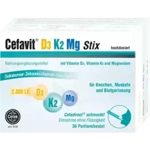 Cefavit D3 K2 Mg 2.000 I.E. Stix