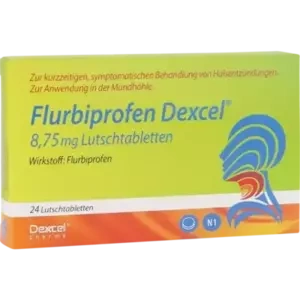 Flurbiprofen Dexcel 8.75 mg Lutschtabletten
