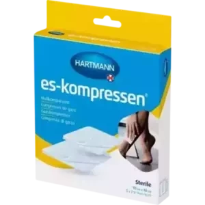 ES-Kompresse steril 10cm x 10cm 17fd 8fach (5xP2)