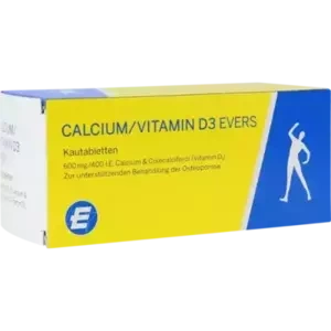 Calcium/Vitamin D3 Evers 600 mg / 400 I.E Kautabl.