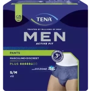 TENA Men Act.Fit Inkontinenz Pants Plus S/M blau