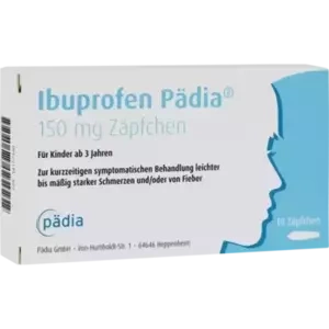 Ibuprofen Pädia 150 mg Zäpfchen