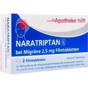 Naratriptan Juta bei Migräne 2.5 mg Filmtabletten