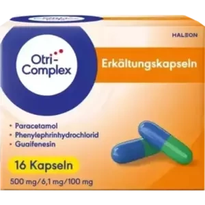 OtriComplex Erkältungskapseln 500mg/6.1mg/100mg