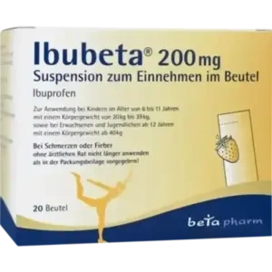 Ibubeta 200 mg Suspension zum Einnehmen im Beutel
