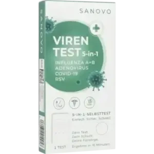 SANOVO 5in1 Virencheck Selbsttest / Schnelltest