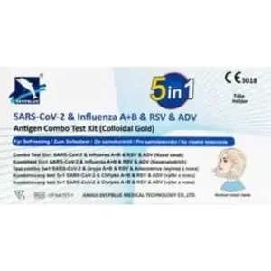 Deepblue 5in1 Kombi-Test SARS-CoV2 FLU A+B RSV ADV
