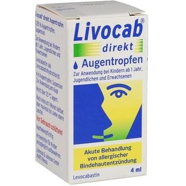 Livocab direkt Augentropfen, 0,05% Augentropfen