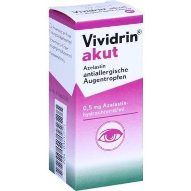 Vividrin akut Azelastin antiallergische Augentropfen