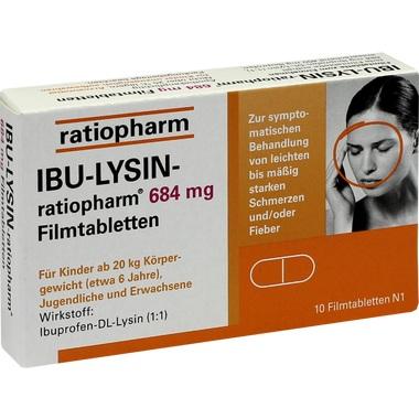 IBU-LYSIN-ratiopharm 684 mg Filmtabletten