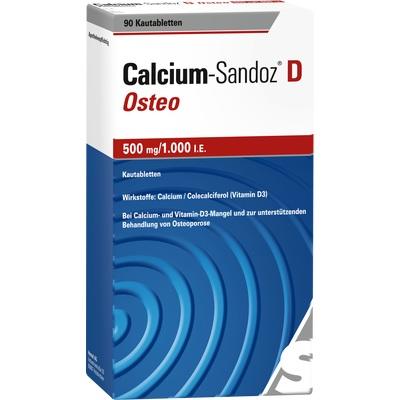 Calcium Sandoz D Osteo 500 Mg1000 Ie Kautabl De