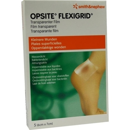 OPSITE Flexigrid transp.Wundverb.6x7cm steril