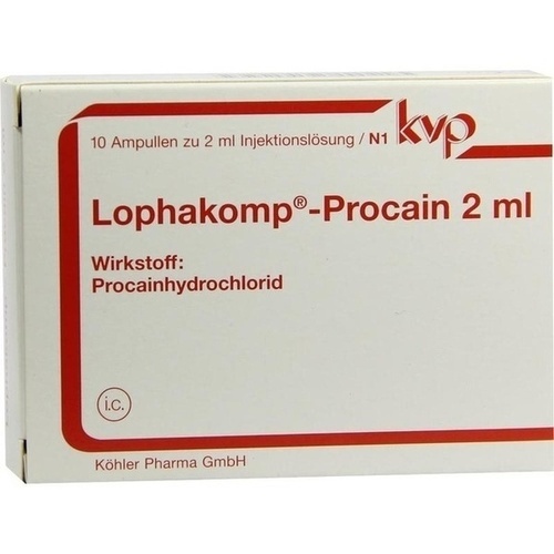 LOPHAKOMP Procain 2 ml Injektionslösung* 10x2 ml