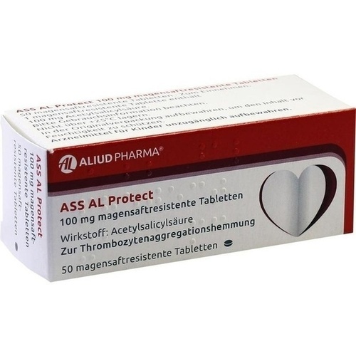 ASS AL Protect 100mg magensaftresistente Tabletten