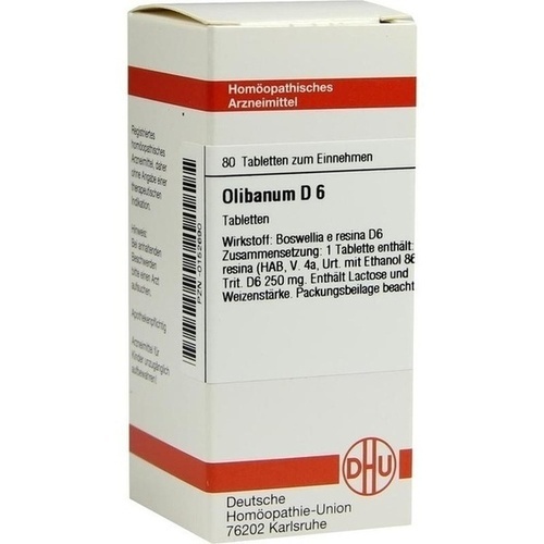 OLIBANUM D 6 Tabletten* 80 St