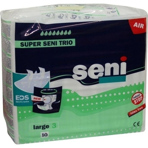 SUPER SENI Trio Inkontinenzhose Gr.3 L 10 St