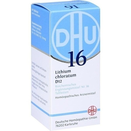 BIOCHEMIE DHU 16 Lithium chloratum D 12 Tabletten* 80 St