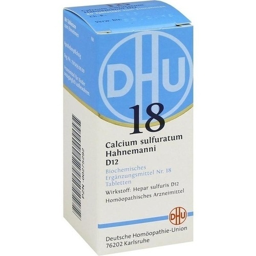 BIOCHEMIE DHU 18 Calcium sulfuratum D 12 Tabletten* 80 St