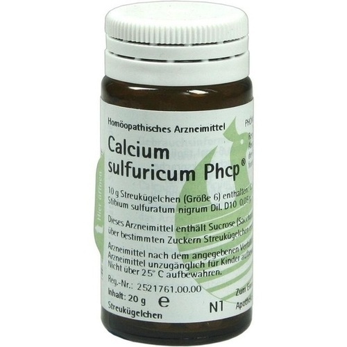 CALCIUM SULFURICUM PHCP Globuli* 20 g