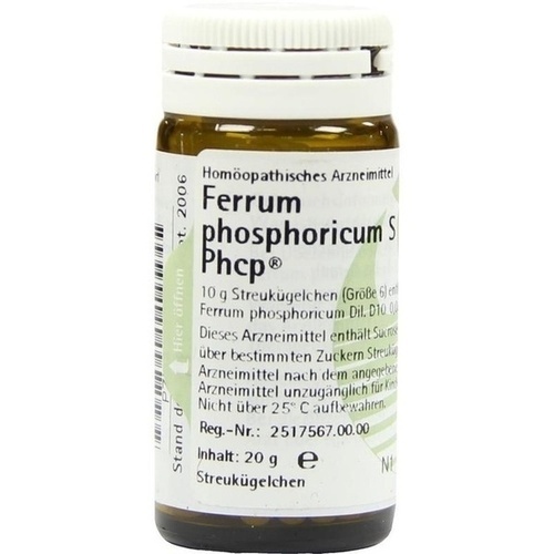 FERRUM PHOSPHORICUM S Phcp Globuli* 20 g