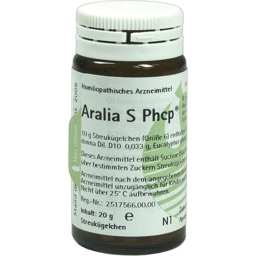 ARALIA S Phcp Globuli* 20 g