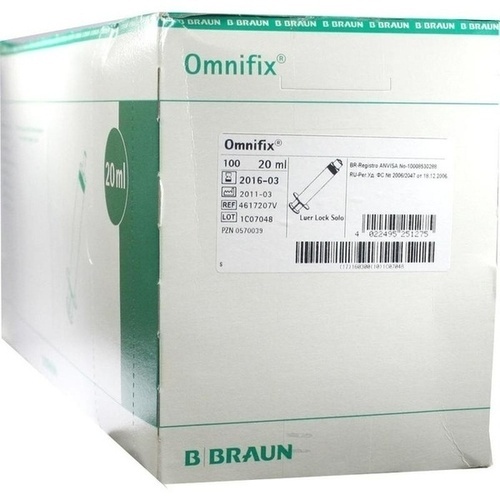 OMNIFIX Solo Spr.20 ml Luer Lock latexfrei 100x20 ml