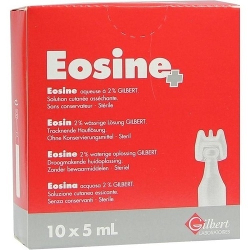 EOSIN 2% wässrige Pflegelösung steril 10x5 ml