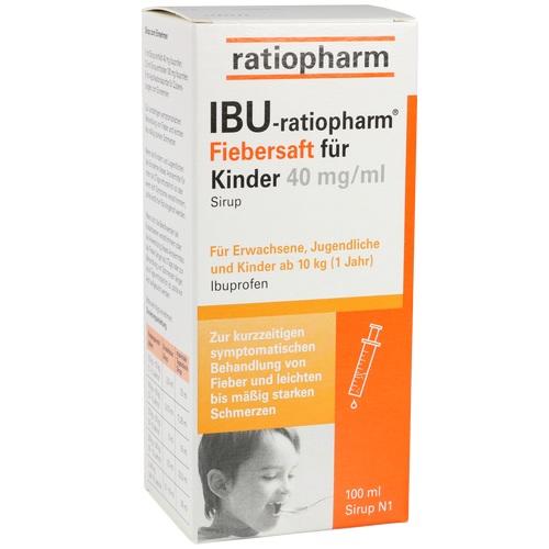 IBU-RATIOPHARM Fiebersaft für Kinder 40 mg/ml 100 ml - Ibuprofen
