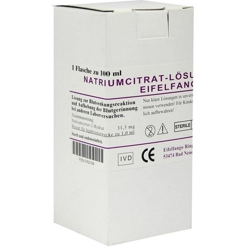 NATRIUMCITRAT-Lösung 3,13% Eifelfango