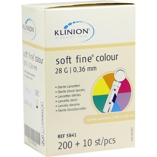 KLINION Soft fine colour Lanzetten 28 G