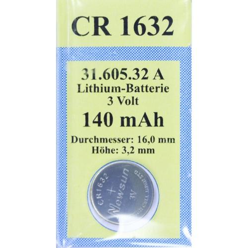 BATTERIEN Lithium 3V CR 1632