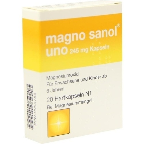 MAGNO SANOL uno 245 mg Kapseln