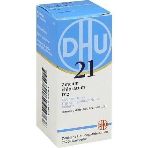 BIOCHEMIE DHU 21 Zincum chloratum D 12 Tabletten* 80 St