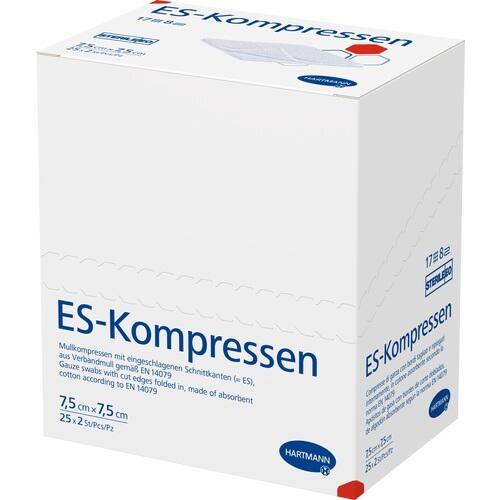 ES-KOMPRESSEN steril 7,5x7,5 cm 8fach